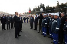 Azerbaijani President opens tunnels and pedestrian underpasses in Baku (PHOTO)