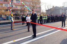 Azerbaijani President opens tunnels and pedestrian underpasses in Baku (PHOTO)