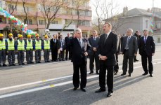 Azerbaijani President opens tunnels and pedestrian underpasses in Baku (PHOTO)