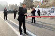 Azerbaijani President opens tunnels and pedestrian underpasses in Baku (PHOTO)