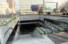 Azerbaijani President opens tunnels and pedestrian underpasses in Baku (PHOTO)