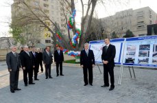 Azerbaijani President opens tunnels and pedestrian underpasses in Baku (PHOTO)