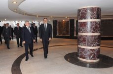 Azerbaijani President opens tunnels and pedestrian underpasses in Baku (PHOTO)