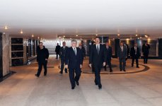 Azerbaijani President opens tunnels and pedestrian underpasses in Baku (PHOTO)