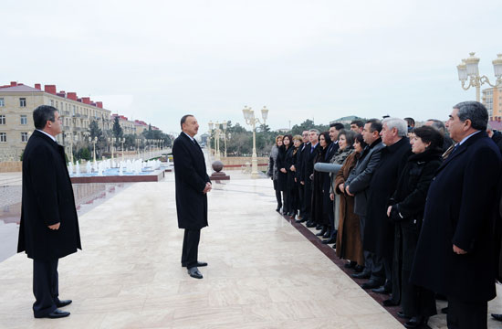 President Ilham Aliyev opens Heydar Aliyev Park, Heydar Aliyev Center and "Jirtdan" entertainment center (PHOTOS)