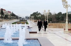 President Ilham Aliyev opens Heydar Aliyev Park, Heydar Aliyev Center and "Jirtdan" entertainment center (PHOTOS)