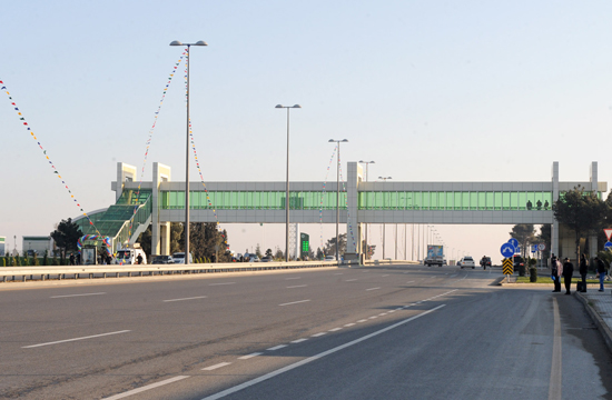 Azerbaijani President inaugurates pedestrian overpass, pedestrian underpass, road junctions and Central Dispatcher Service of Bakuelektrikshebeke (UPDATE) (PHOTOS)