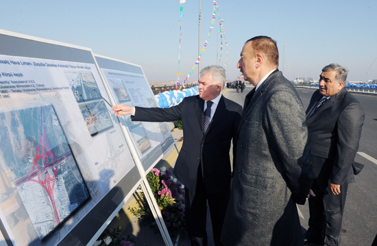 Azerbaijani President inaugurates pedestrian overpass, pedestrian underpass, road junctions and Central Dispatcher Service of Bakuelektrikshebeke (UPDATE) (PHOTOS)