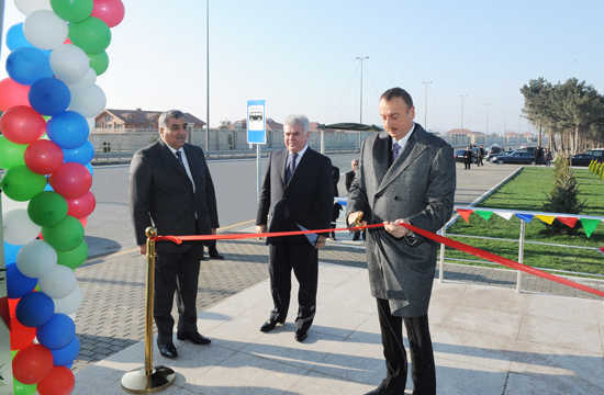 Azerbaijani President inaugurates pedestrian overpass, pedestrian underpass, road junctions and Central Dispatcher Service of Bakuelektrikshebeke (UPDATE) (PHOTOS)
