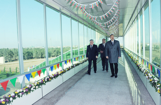 Azerbaijani President inaugurates pedestrian overpass, pedestrian underpass, road junctions and Central Dispatcher Service of Bakuelektrikshebeke (UPDATE) (PHOTOS)