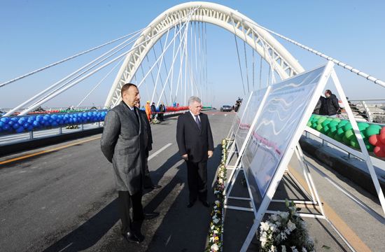 Azerbaijani President inaugurates pedestrian overpass, pedestrian underpass, road junctions and Central Dispatcher Service of Bakuelektrikshebeke (UPDATE) (PHOTOS)