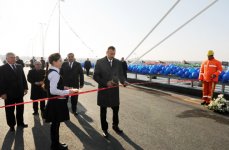 Azerbaijani President inaugurates pedestrian overpass, pedestrian underpass, road junctions and Central Dispatcher Service of Bakuelektrikshebeke (UPDATE) (PHOTOS)