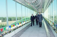 Azerbaijani President inaugurates pedestrian overpass, pedestrian underpass, road junctions and Central Dispatcher Service of Bakuelektrikshebeke (UPDATE) (PHOTOS)