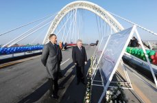 Azerbaijani President inaugurates pedestrian overpass, pedestrian underpass, road junctions and Central Dispatcher Service of Bakuelektrikshebeke (UPDATE) (PHOTOS)