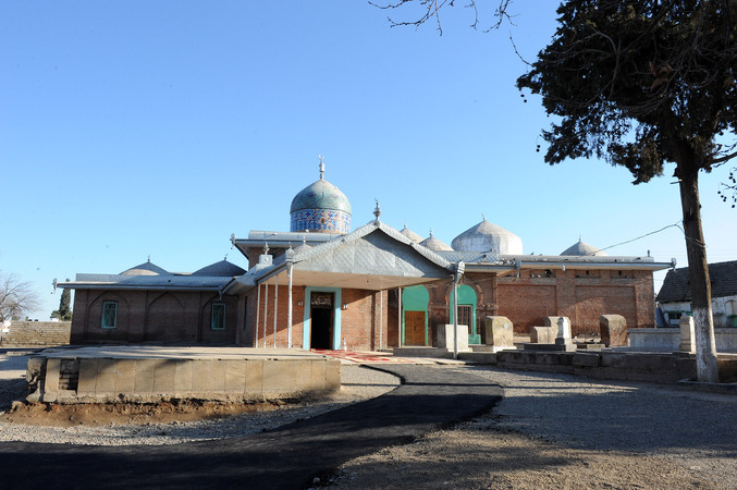 President of Azerbaijan got acquainted with reconstruction works in religious complex "Imamzade" in Ganja city (PHOTO)