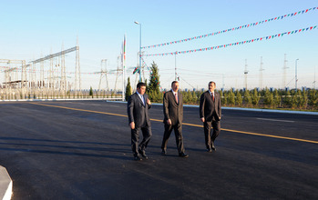 Azerbaijani President opens Samukh auxiliary station (PHOTO)