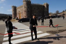 Azerbaijani President opens park in Tovuz region (PHOTO)