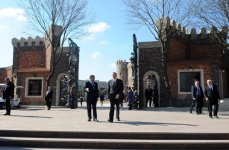 Azerbaijani President opens park in Tovuz region (PHOTO)