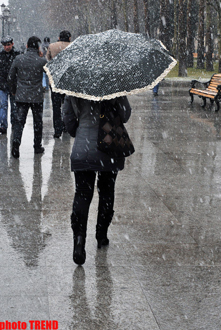 Snowfall expected tomorrow in Baku