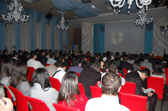 'When words freeze…' taken by Trend demonstrated during event in Donetsk dedicated to Khojaly genocide (PHOTO, VIDEO)
