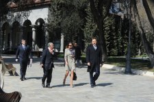 Azerbaijani President and First Lady open Officers' Park in Baku (PHOTO)