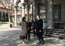 Azerbaijani President and First Lady open Officers' Park in Baku (PHOTO)