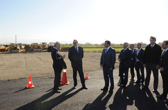 Azerbaijani President inspects reconstruction work in Alat-Astara-Iran frontier highway (PHOTO)