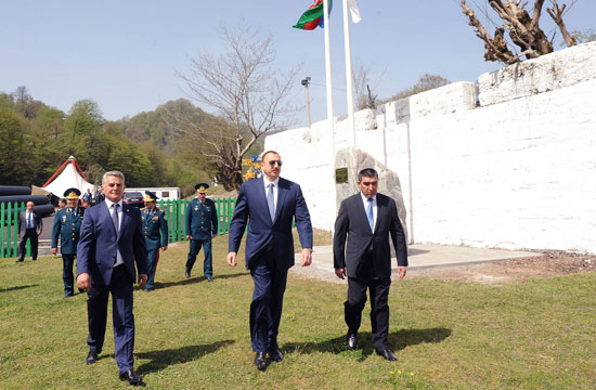 Azerbaijani President attends groundbreaking ceremony for "Astara-1" small hydroelectric station (PHOTO)