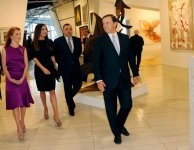 Azerbaijan's First Lady visits Masterpieces of Art exhibition at Museum of Modern Art (PHOTO)