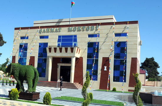 Azerbaijani President inaugurates newly constructed building of Chess School in Agjabadi (PHOTO)