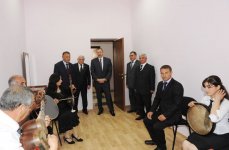 Azerbaijani President inspects Garabagh Mugham Centre named after Uzeyir Hajibayli in Agjabadi (PHOTO)
