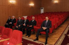 Azerbaijani President Ilham Aliyev gets acquainted with overhauled Culture House in Agjabadi (PHOTO)