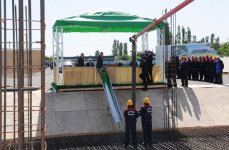 President of Azerbaijan laid foundation stone for Central Hospital in Agjabadi region (PHOTO)