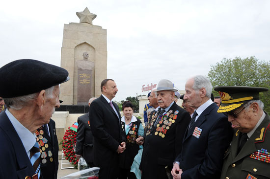 Azerbaijan`s President attends Victory Day ceremony in Baku (UPDATE) (PHOTO)