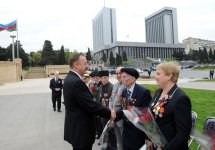 Azerbaijan`s President attends Victory Day ceremony in Baku (UPDATE) (PHOTO)