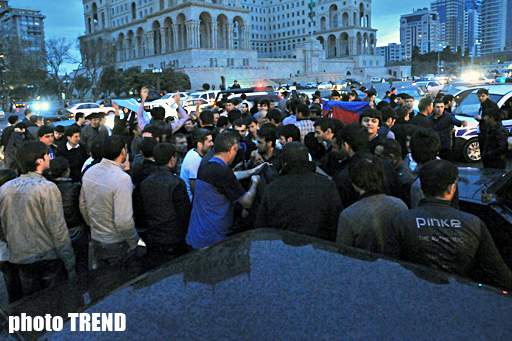 Azerbaijan celebrating victory in the Eurovision Song Contest (UPDATE) (PHOTOSESSION)