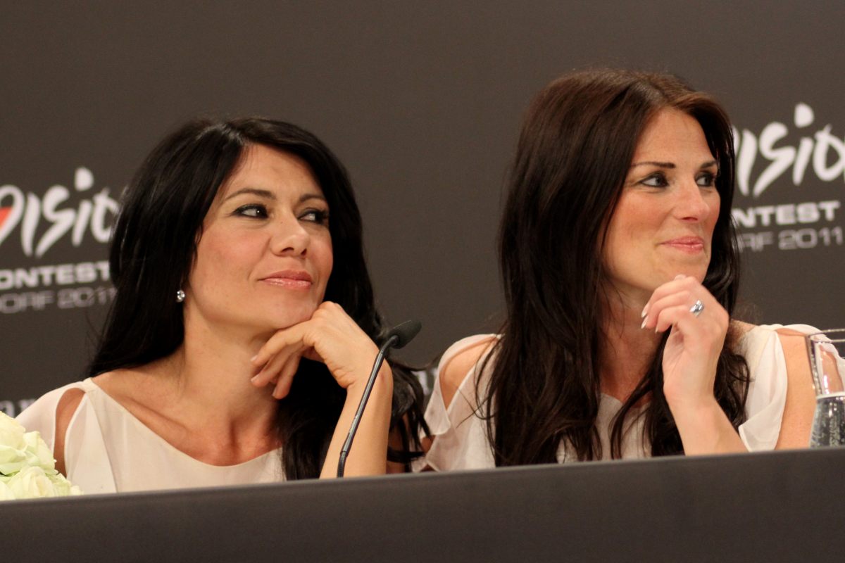 "Eurovision 2011" winners Eldar and Nigar began a press conference with words  of Muslum Magomayev "Azerbaijan" (UPDATE) (PHOTOSESSION)