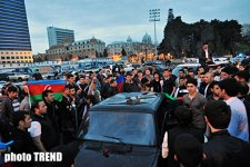 Azerbaijan celebrating victory in the Eurovision Song Contest (UPDATE) (PHOTOSESSION)