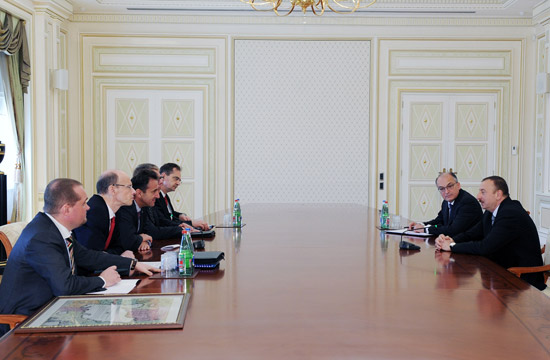 Azerbaijani President receives chairman of Austrian OMV Company`s Board