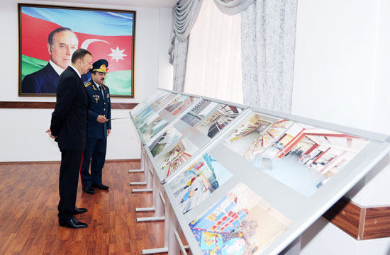 President Ilham Aliyev inaugurates residential complex for border guards (PHOTO)