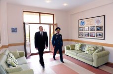President Ilham Aliyev inaugurates residential complex for border guards (PHOTO)