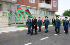 President Ilham Aliyev inaugurates residential complex for border guards (PHOTO)