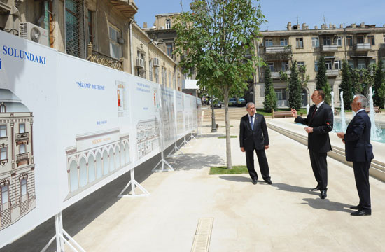 President Ilham Aliyev inaugurates Ziverbey Ahmedbeyov park (PHOTO)