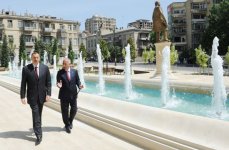 President Ilham Aliyev inaugurates Ziverbey Ahmedbeyov park (PHOTO)