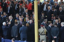 Azerbaijan`s President participates in official parade in Italy (PHOTO)