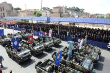 Azerbaijan`s President participates in official parade in Italy (PHOTO)