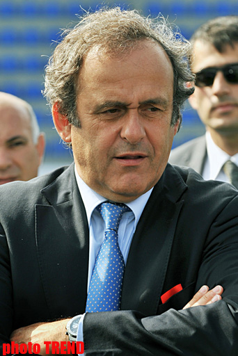 FIFA, UEFA Presidents inaugurate stadium in Baku (PHOTO)