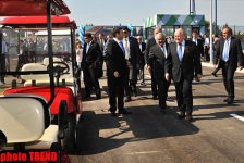 FIFA, UEFA Presidents inaugurate stadium in Baku (PHOTO)
