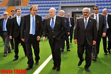 FIFA, UEFA Presidents inaugurate stadium in Baku (PHOTO)