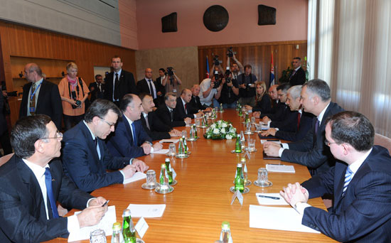 Azerbaijani President: Azerbaijan-Serbia relations are rapidly developing (PHOTO)